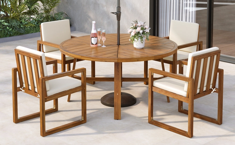 Round Patio Table and Chairs