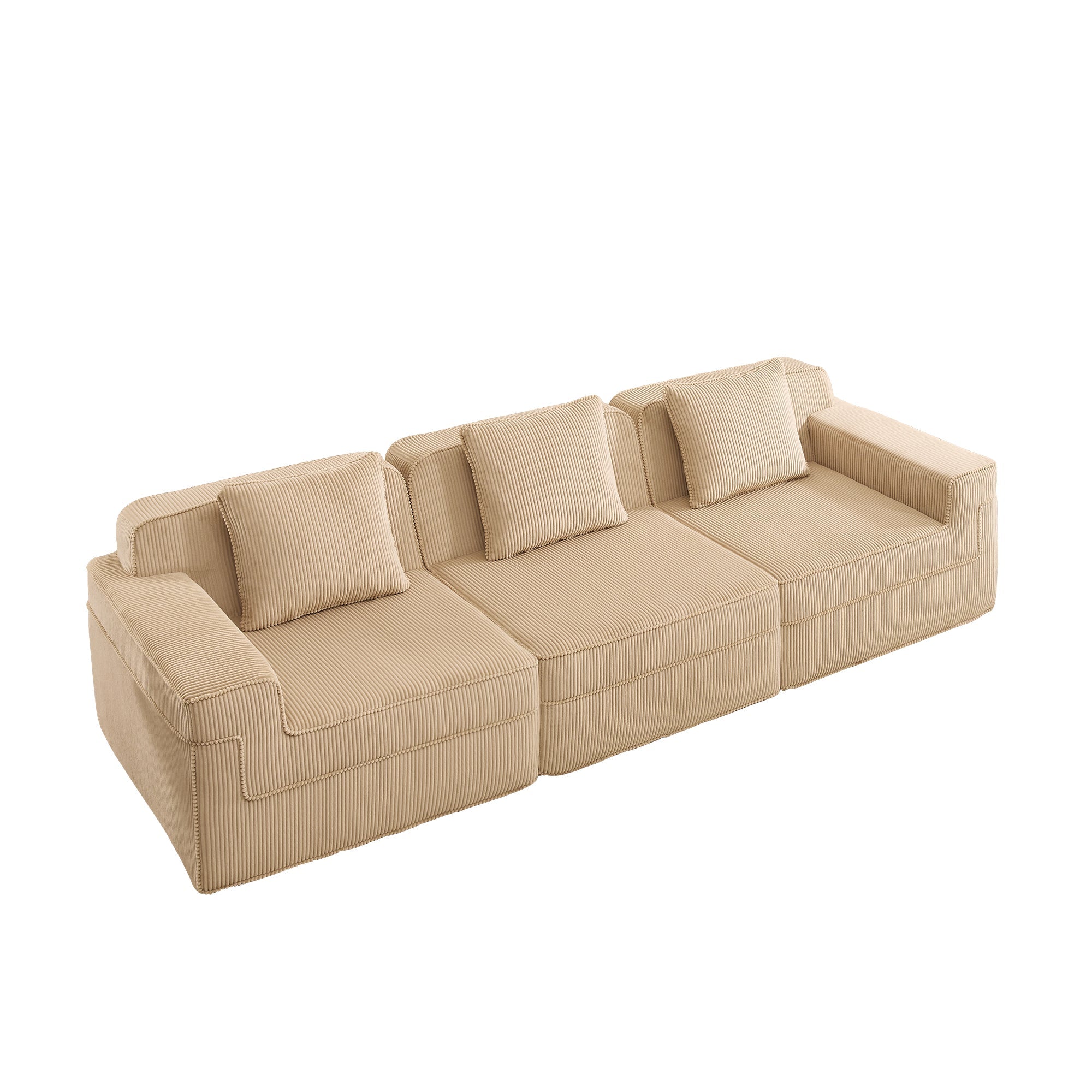 Hudson 3-Seat Boneless Couch in Camel #OttOnly_0 #Color_Camel