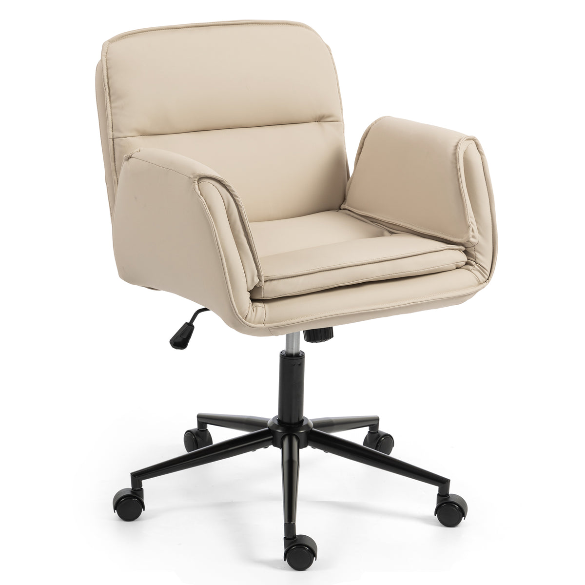 Beige Fabric Office Chair, Swivel