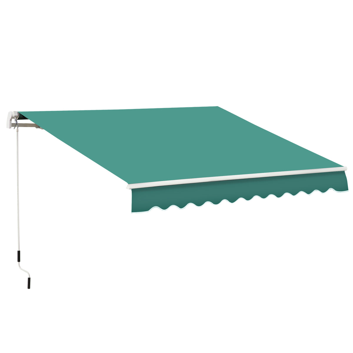 8x13 ft Green Retractable Awning