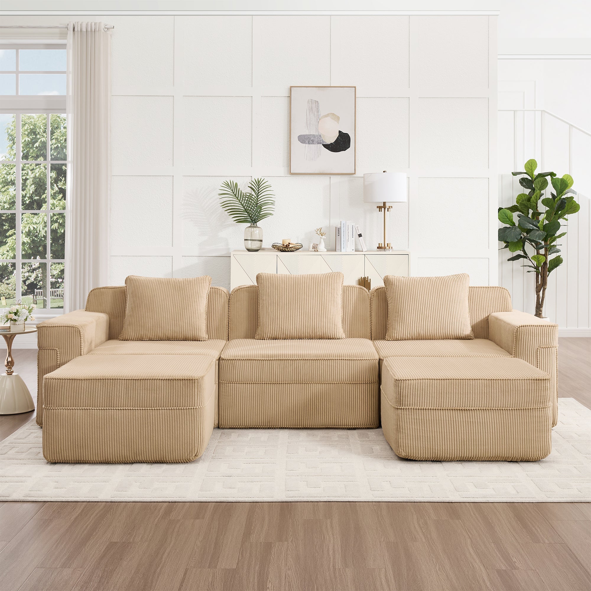 Hudson 3-Seat Boneless Couch in Camel #OttOnly_2 #Color_Camel