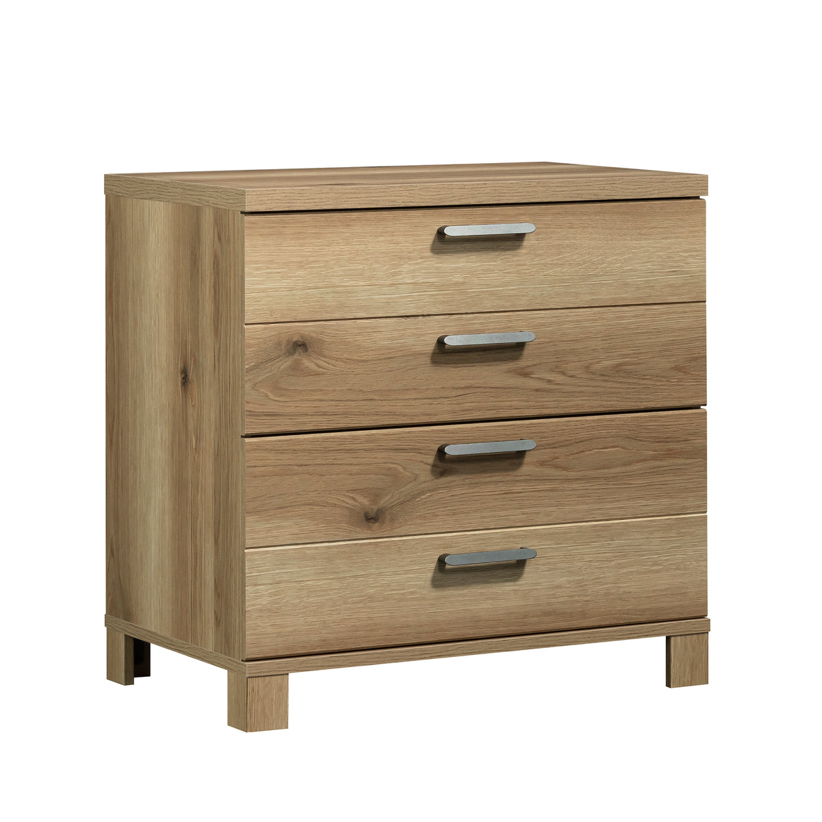 Rustic File Cabinet, 2 Drawers, Locking, 30.2 in, Oak
