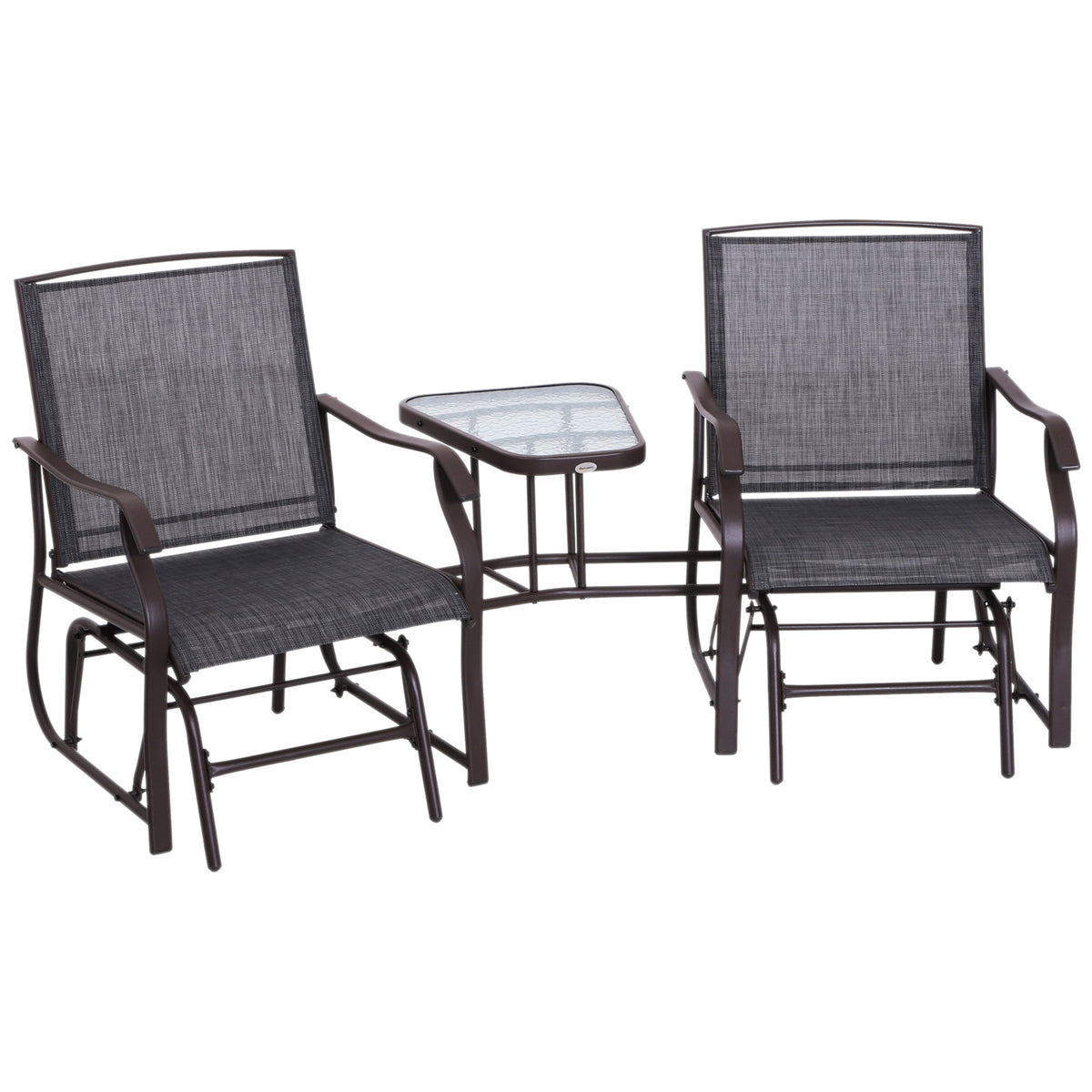 Metal Patio Conversation Set for 2