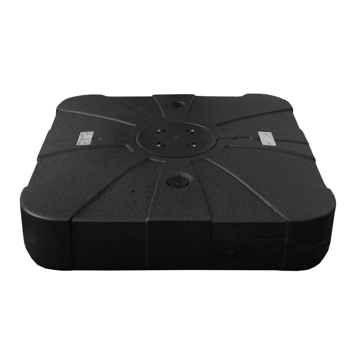 Black Resin Patio Umbrella Base, with Wheels