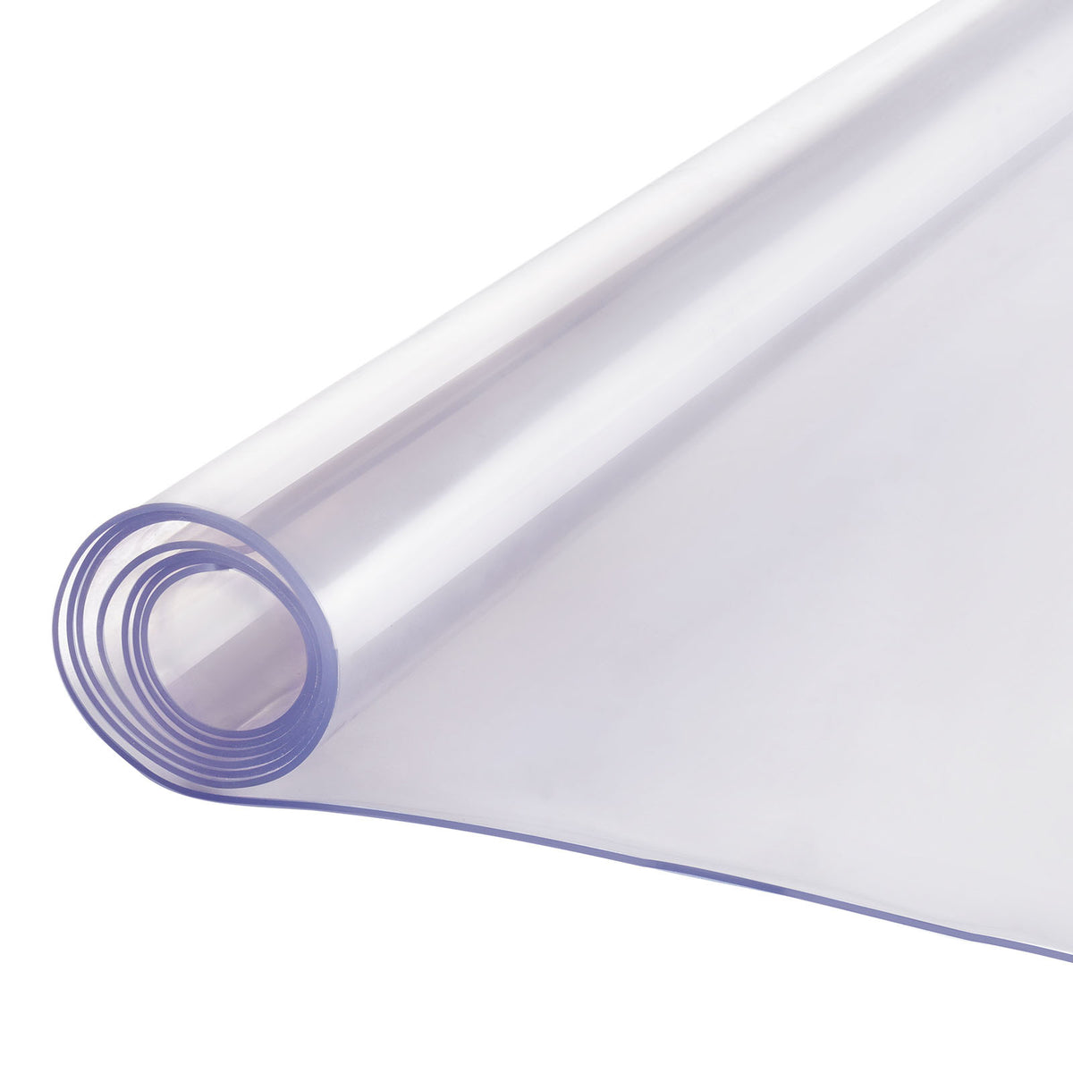PVC Desk Organizer, 40 x 80 in, L-Shaped, Transparent