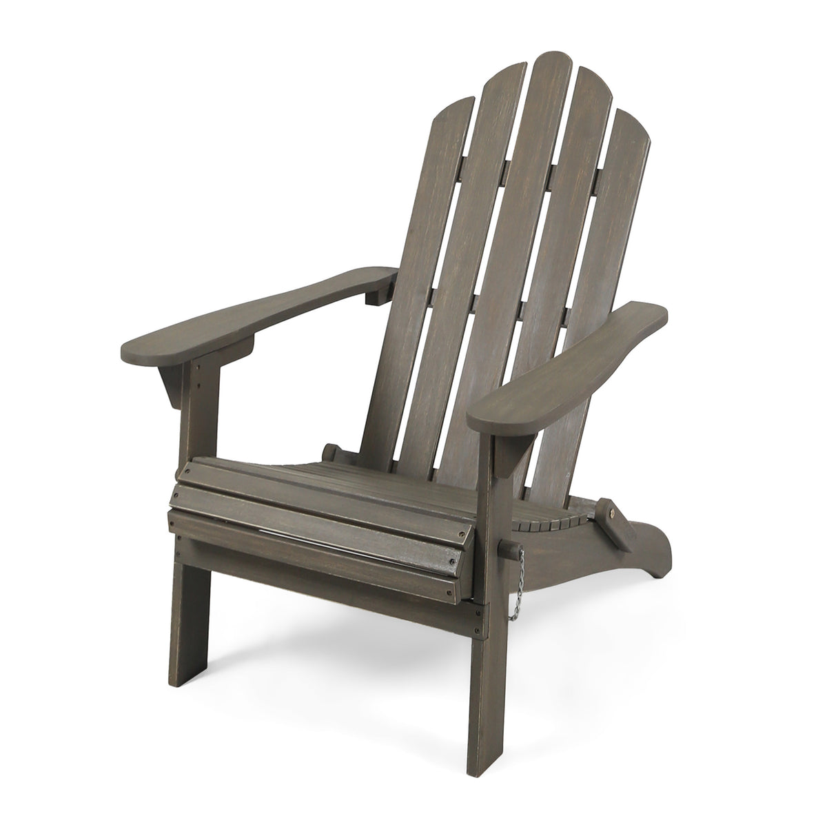 Gray Folding Adirondack Chair