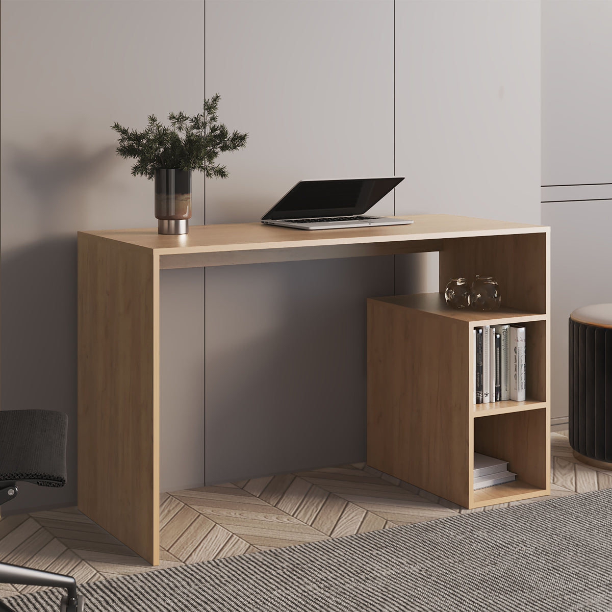 Minimalist Desk, 47.2 in, Natural