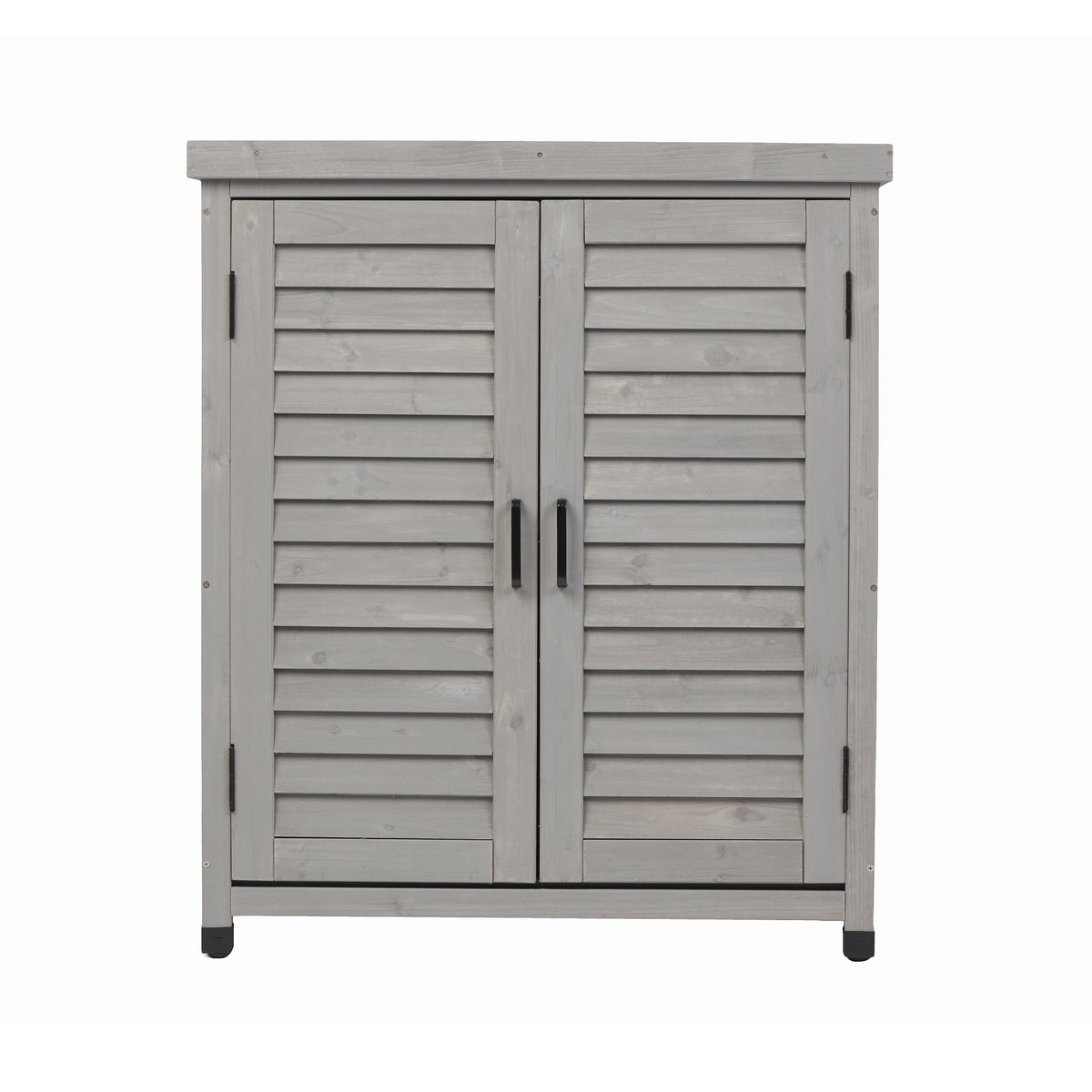Gray Solid Wood Potting Bench, 36 in Tall
