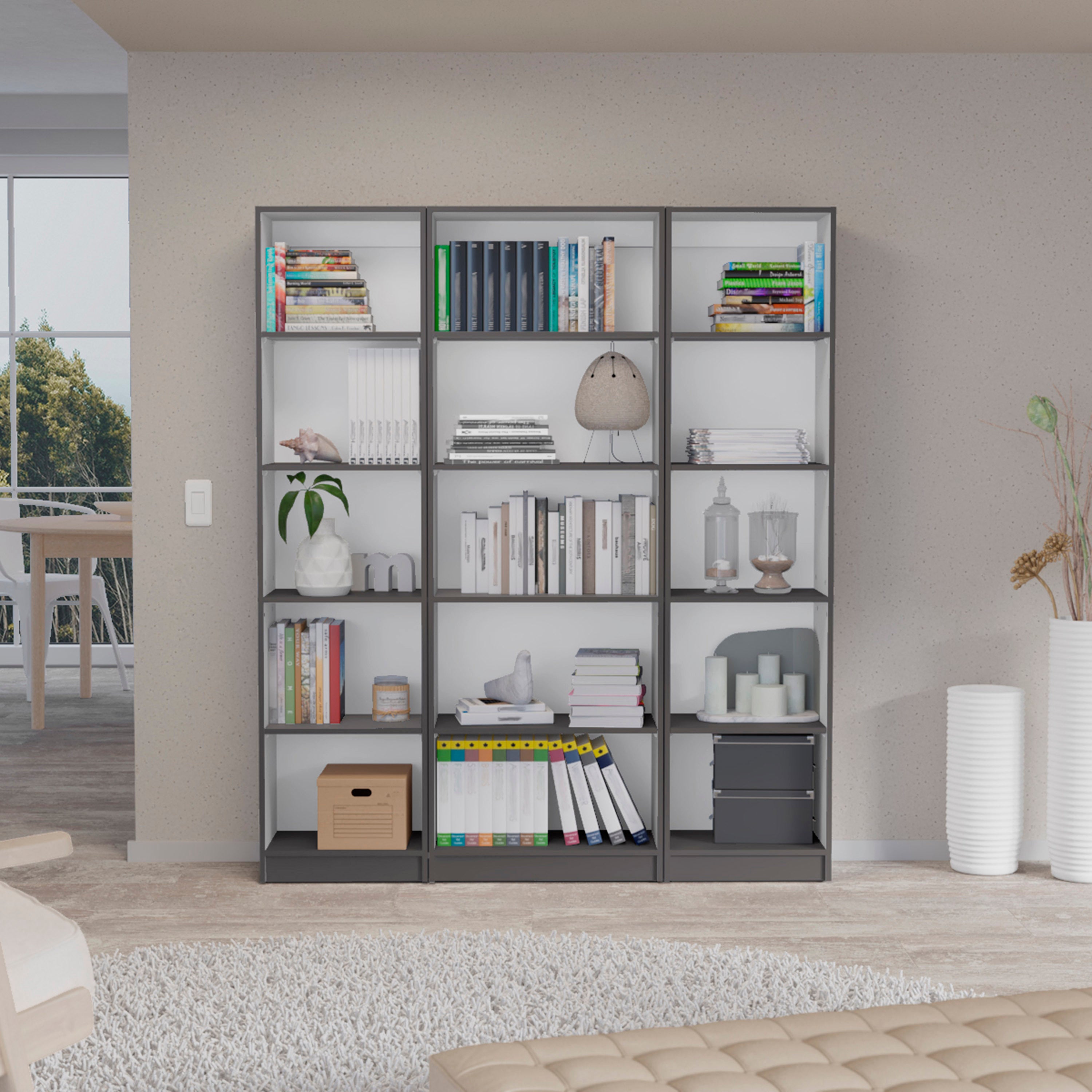 Bookcase, 15 Shelves, 71.1 in Tall