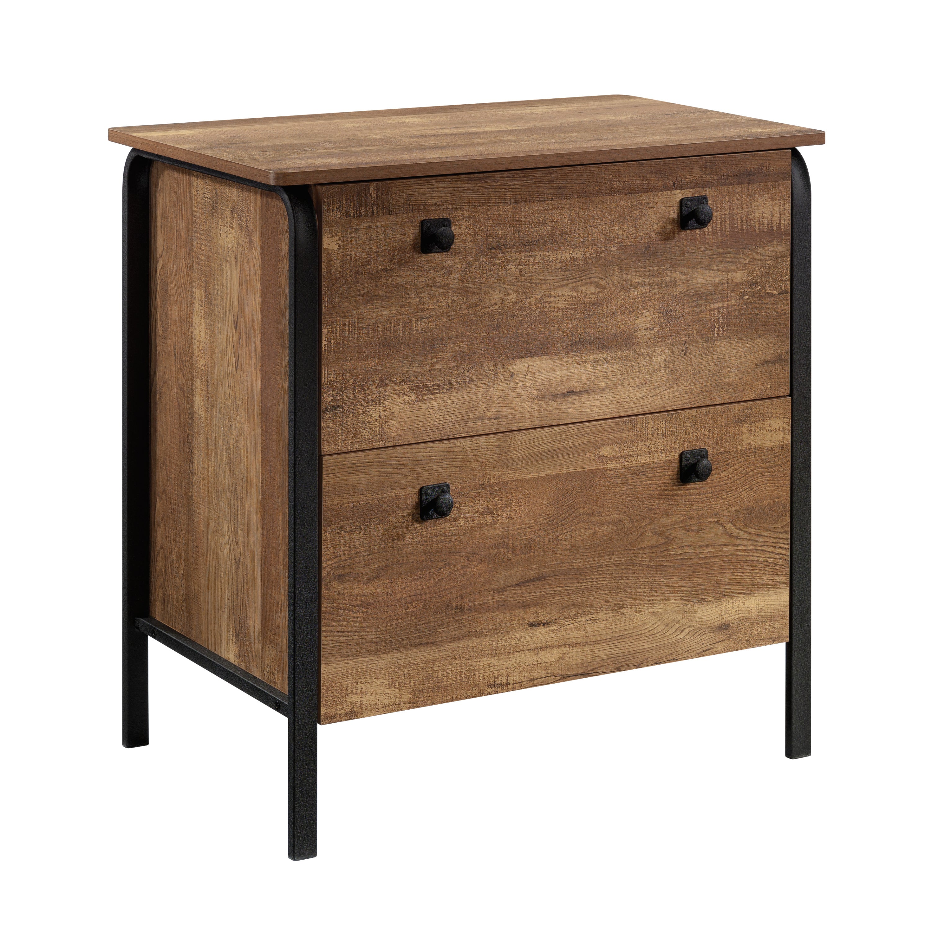 File Cabinet, 2 Drawers, 29.7 in, Natural