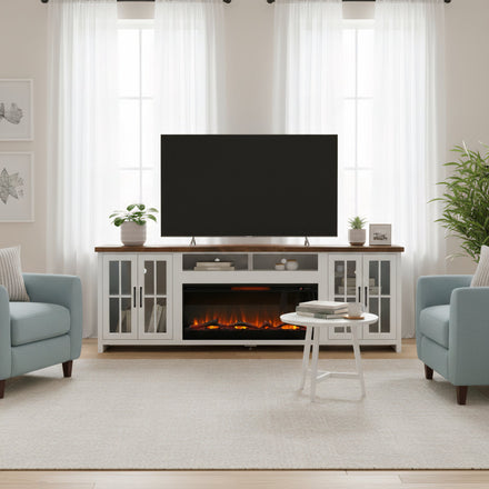 White TV Stands