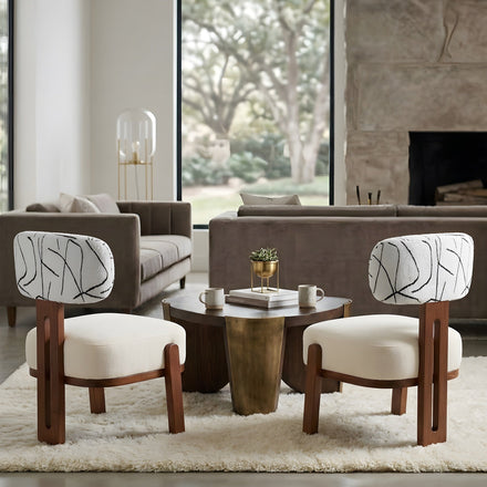 Accent Chairs Set of 2