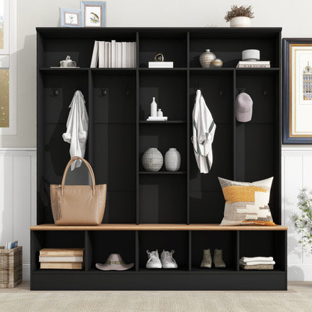 Hall Trees with Shoe Storage