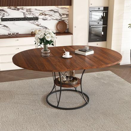 Round Extendable Dining Tables