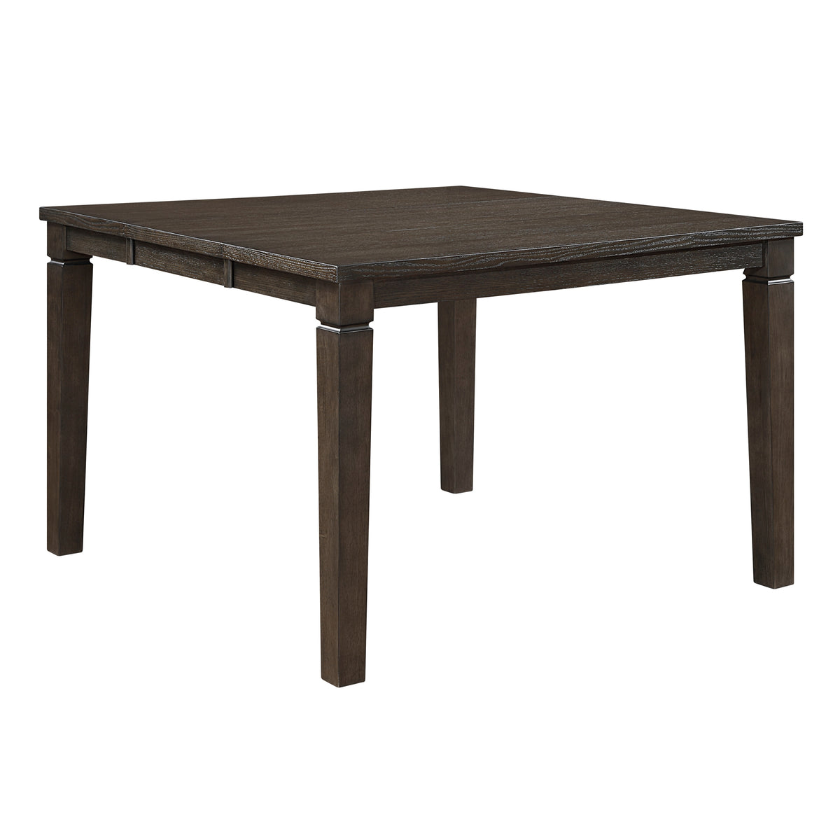 Counter Height Dining Table with Leaf, Square, Espresso (Table Only)