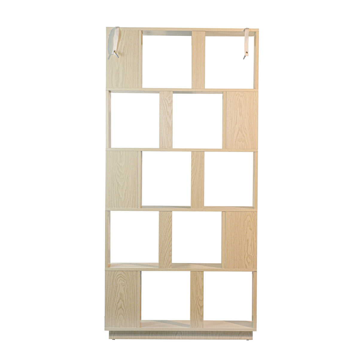 Modern Bookcase, 5 Shelves, 64.6 in Tall, White
