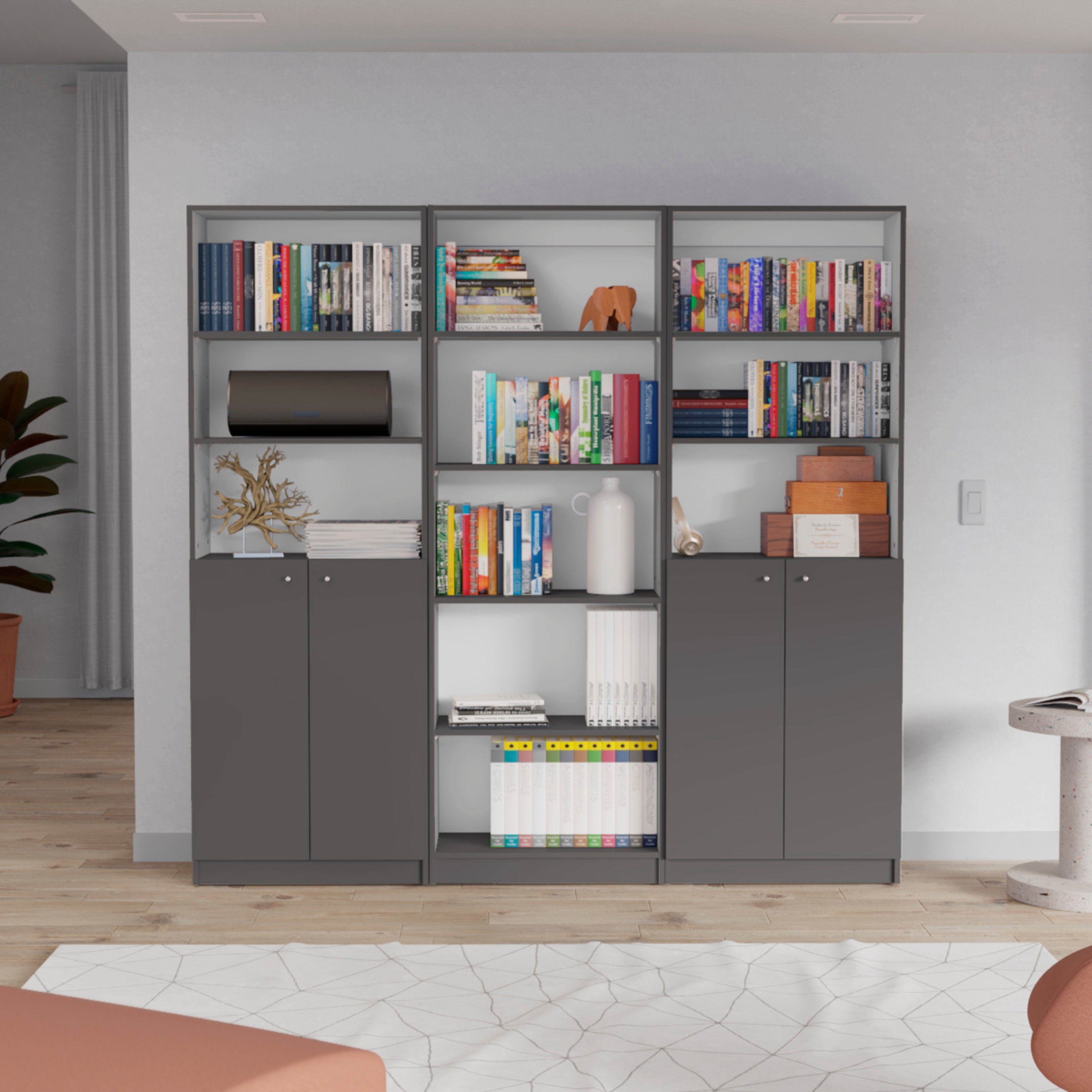 Bookcase, 11 Shelves, 74.1 in