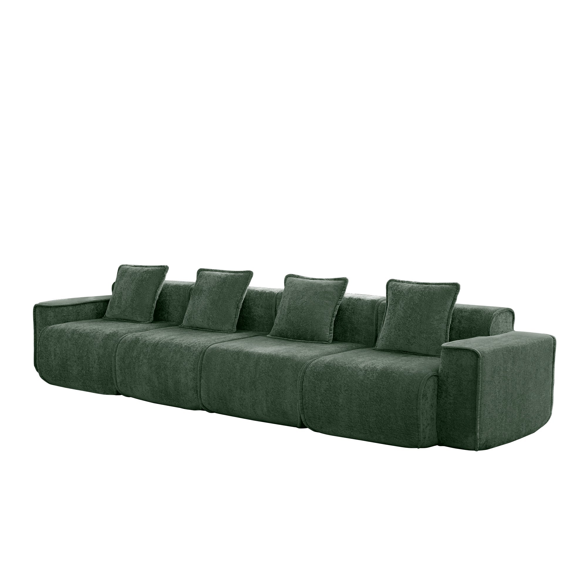 Seneca 4-Seat Boneless Couch in Olive #OttOnly_0 #Color_Olive