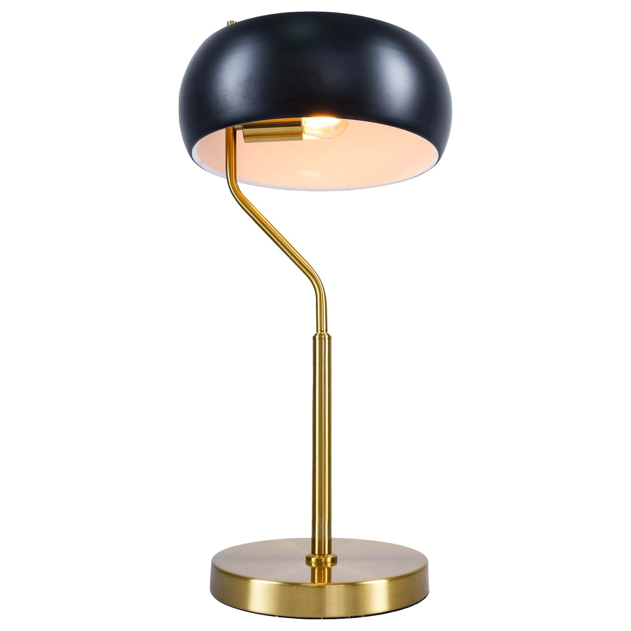 Gold Minimalist 50-Light Table Lamp, 22 in