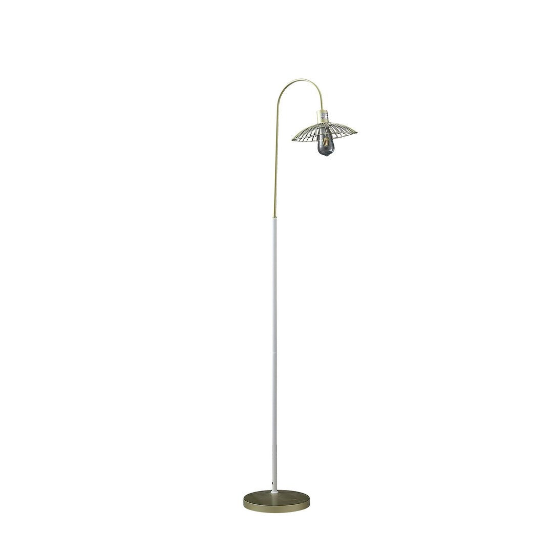 Multicolor Industrial Floor Lamp, 64 in