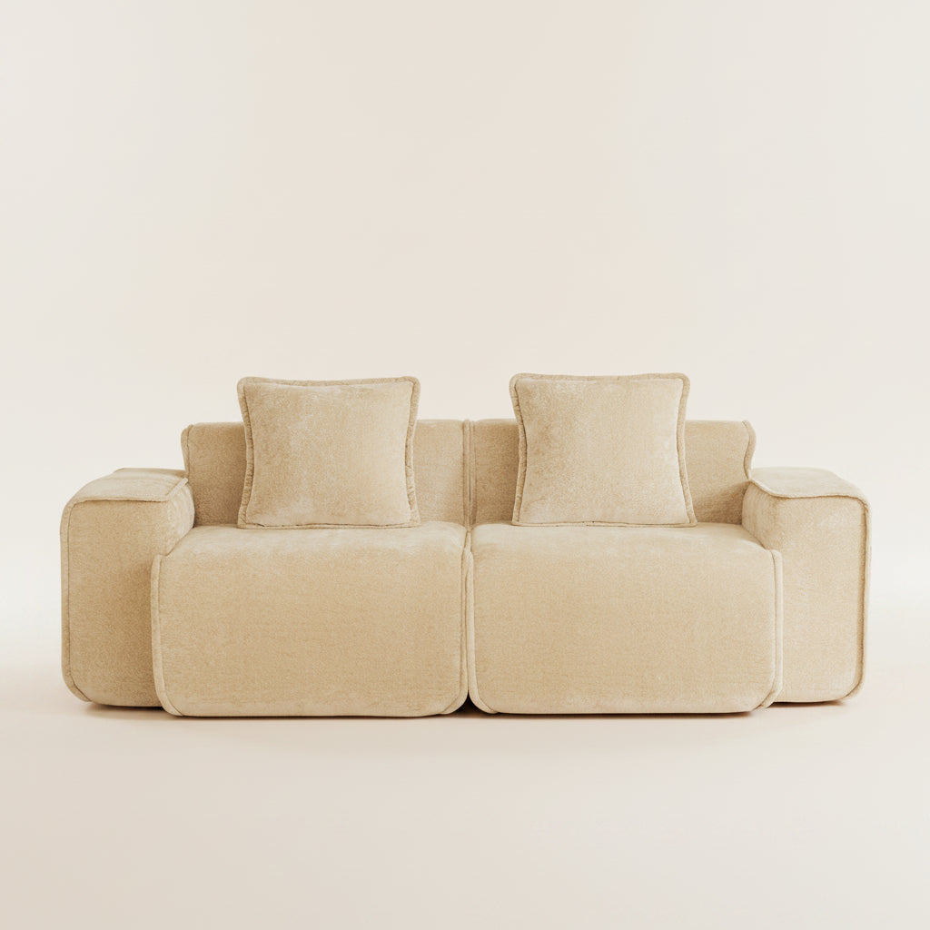 Seneca 2-Seat Boneless Couch in Camel #OttOnly_0 #Color_Camel
