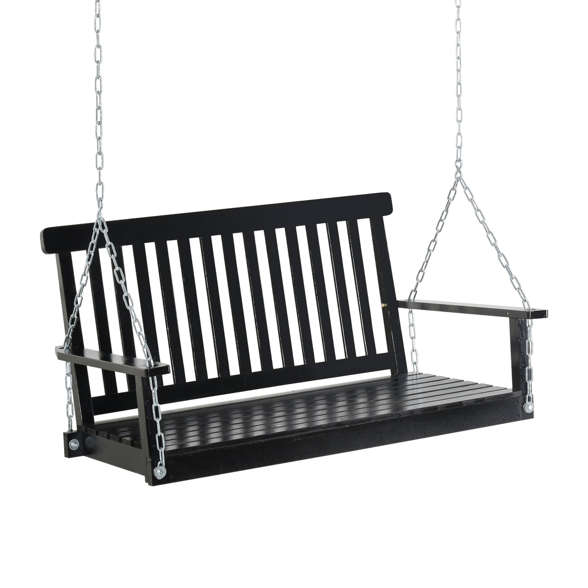 Black Porch Swing