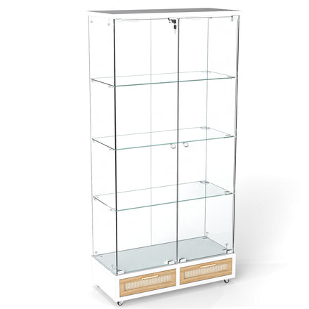 White Display Cabinets