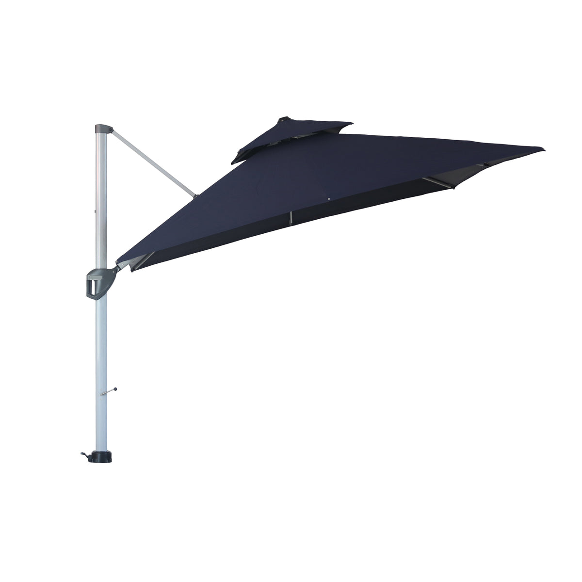 10 ft Navy Blue Cantilever Patio Umbrella