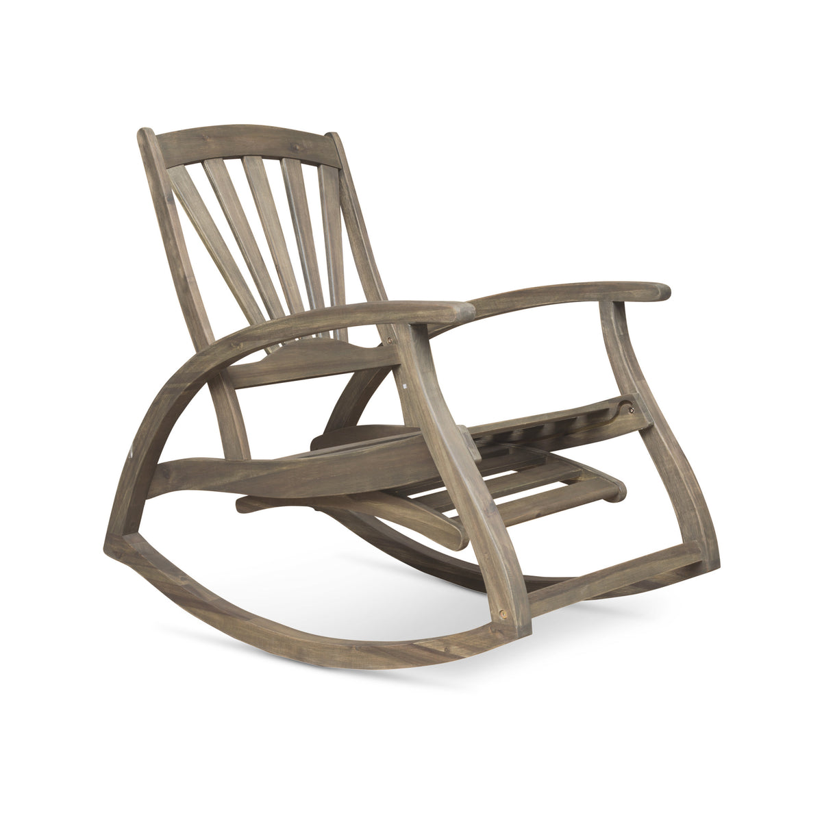 Gray Outdoor Rocking Chair