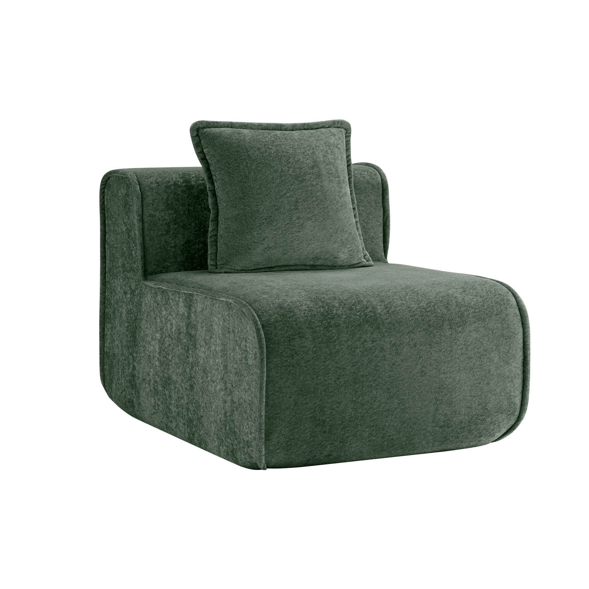 Seneca Armless Module in Olive #Color_Olive
