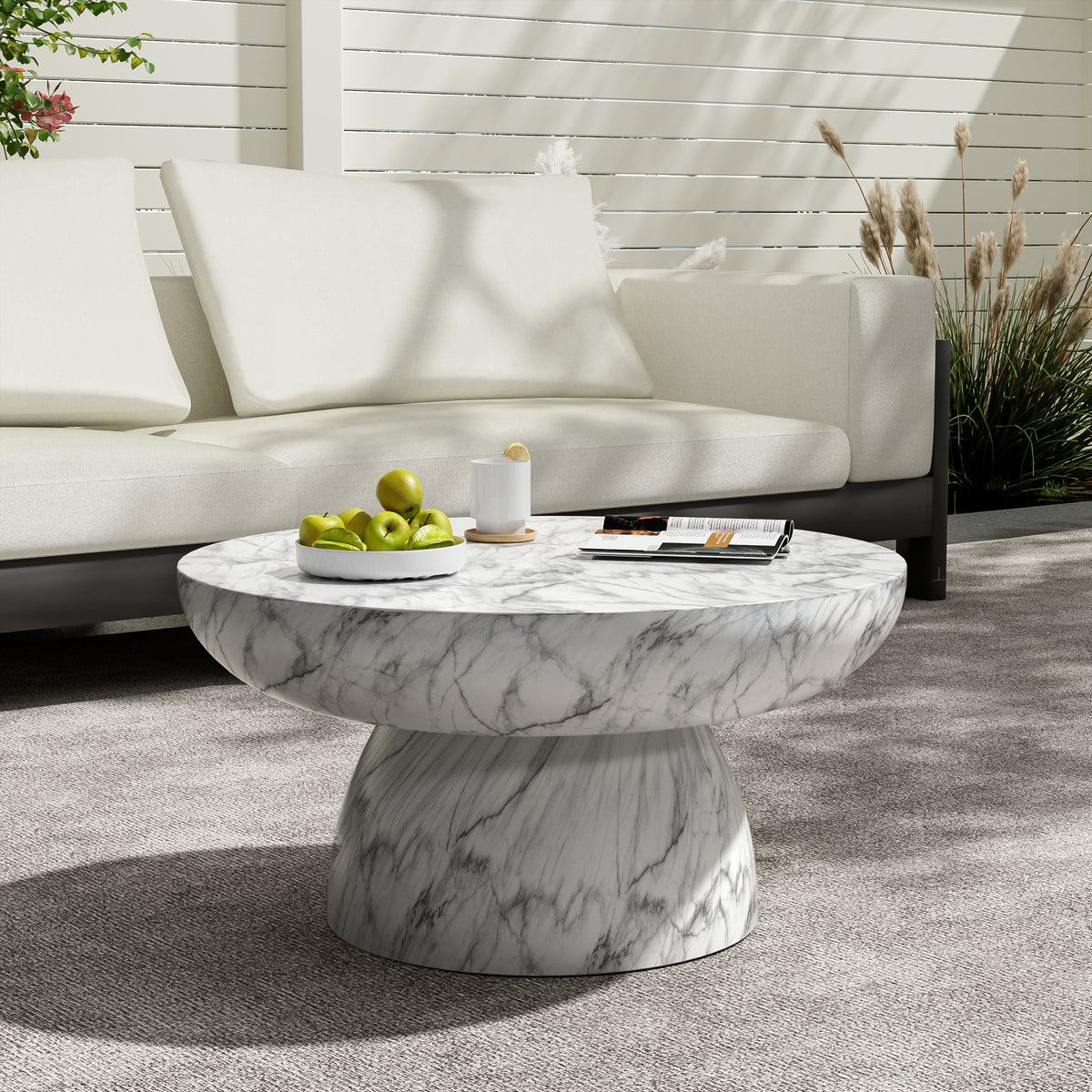 Outdoor Coffee Table, 27.5 in Wide