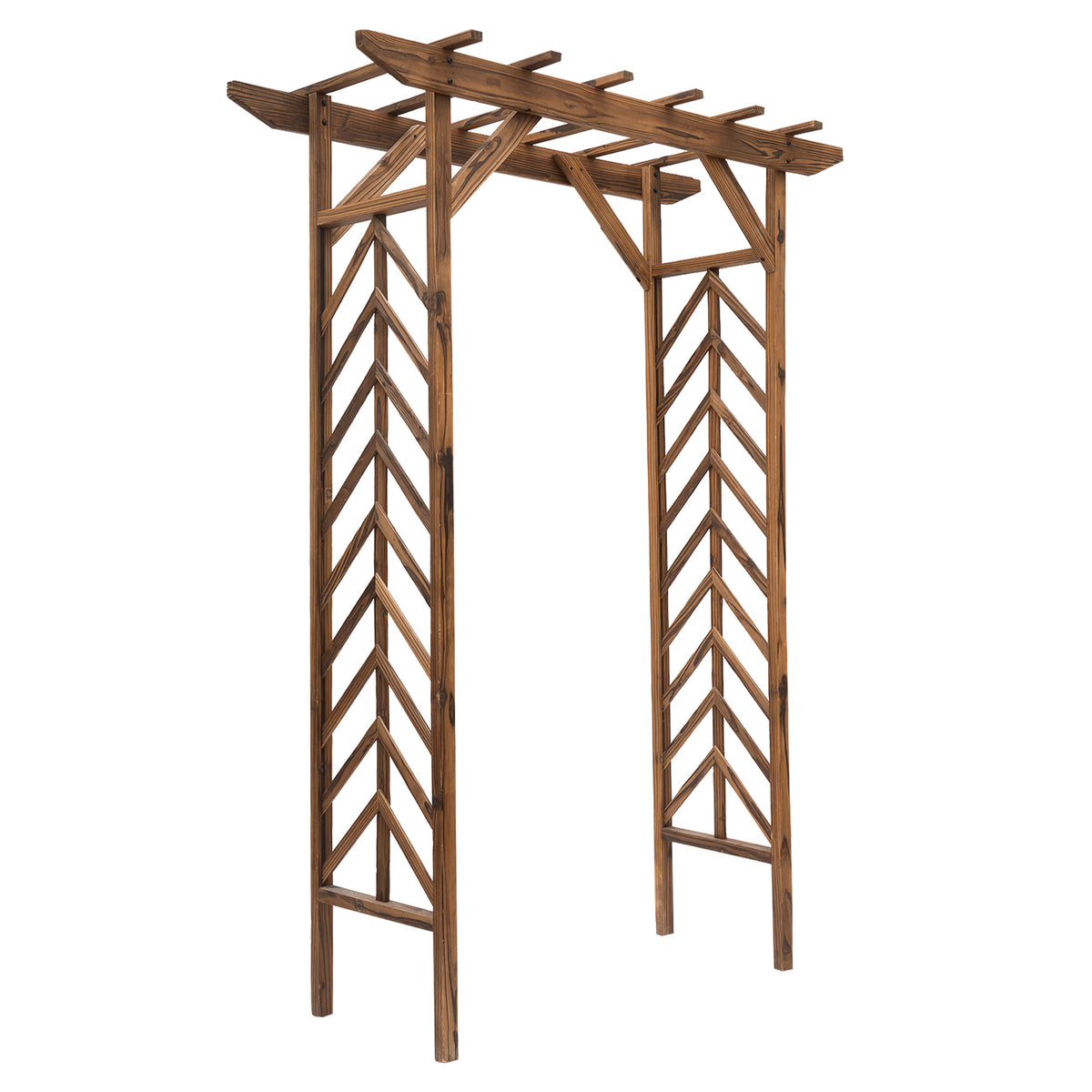 Brown Garden Arbor