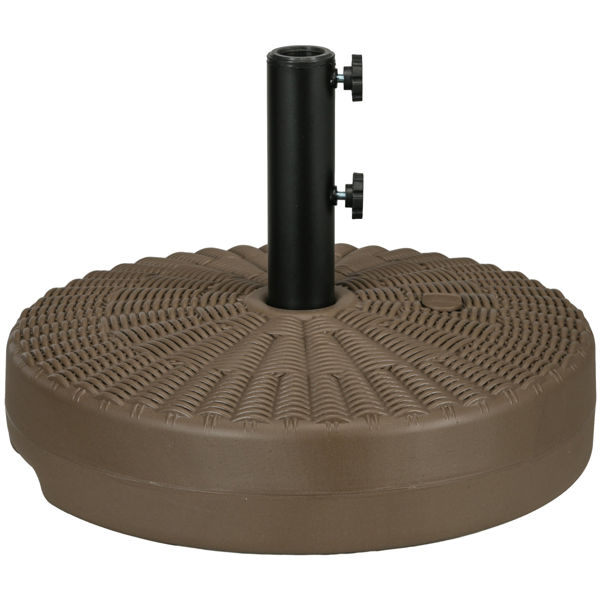 Brown Patio Umbrella Base, Round