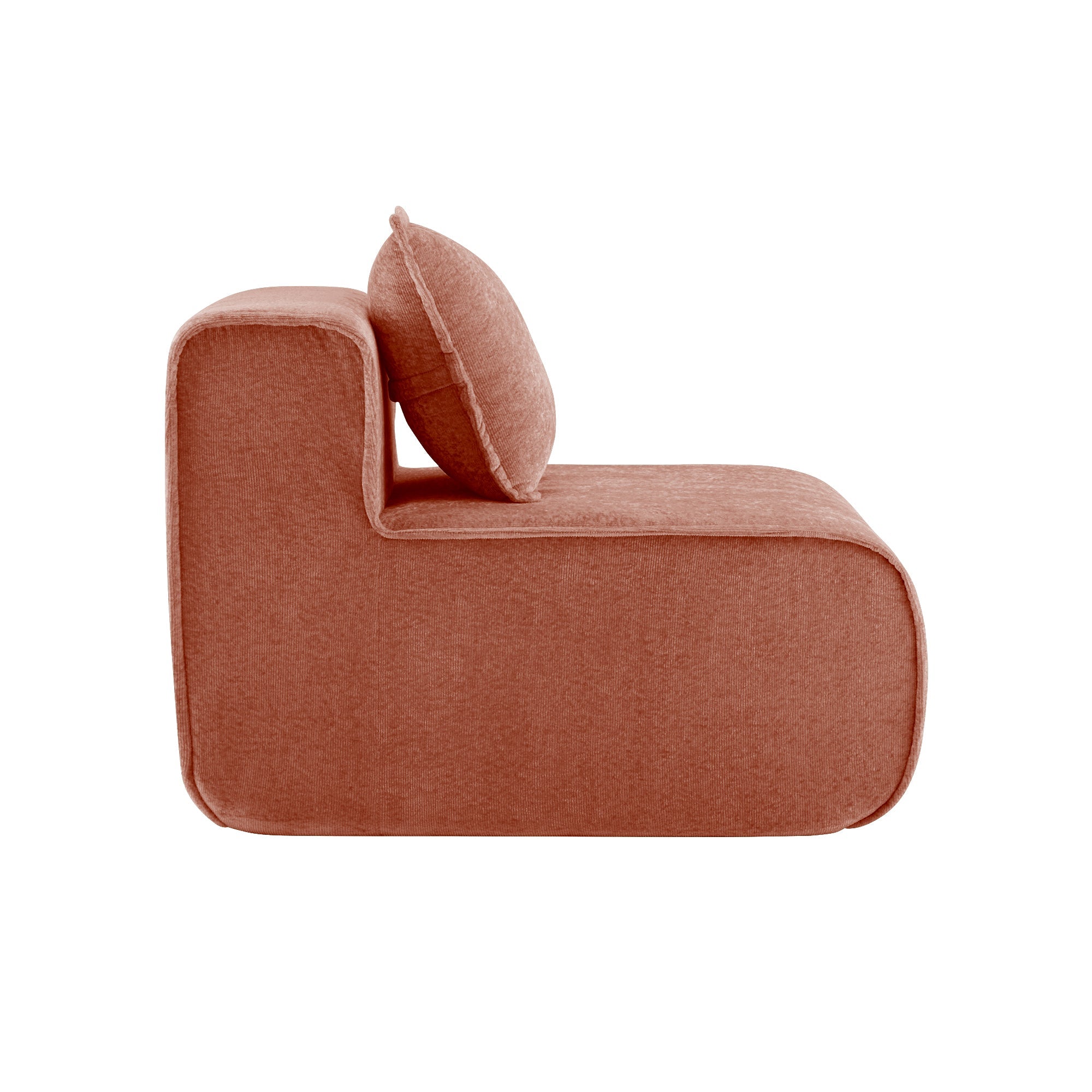 Seneca Armless Module in Terracotta #Color_Terracotta