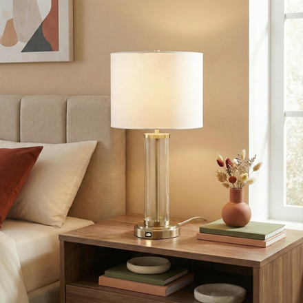 Glass Table Lamps