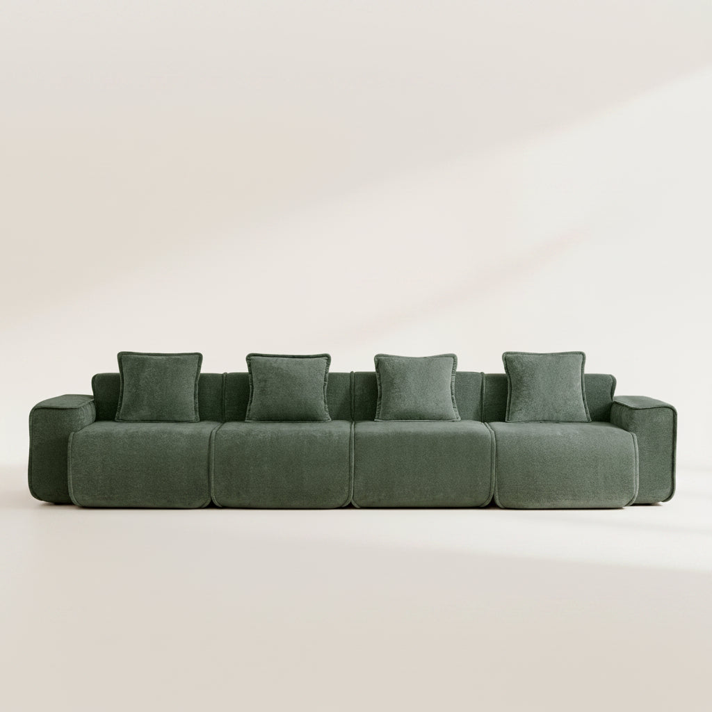 Seneca 4-Seat Boneless Couch in Olive #OttOnly_0 #Color_Olive